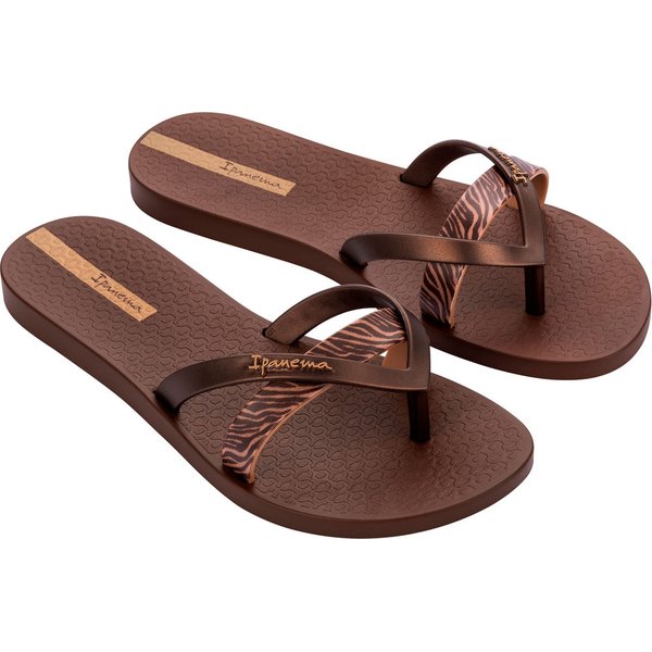 Klapki Kirei Chic Fem Ipanema - brązowe