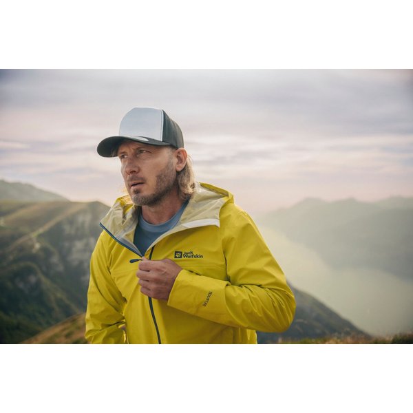 Kurtka męska Highest Peak 3L Jack Wolfskin - firefly