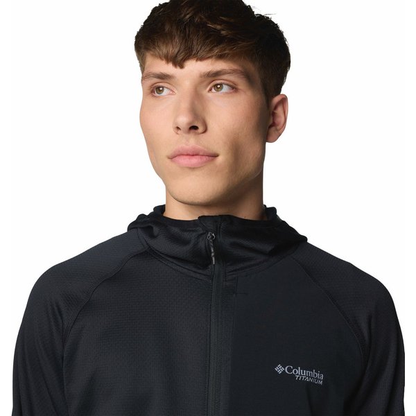 Polar męski Triple Canyon Grid Fleece Hooded FZ II Columbia - Black