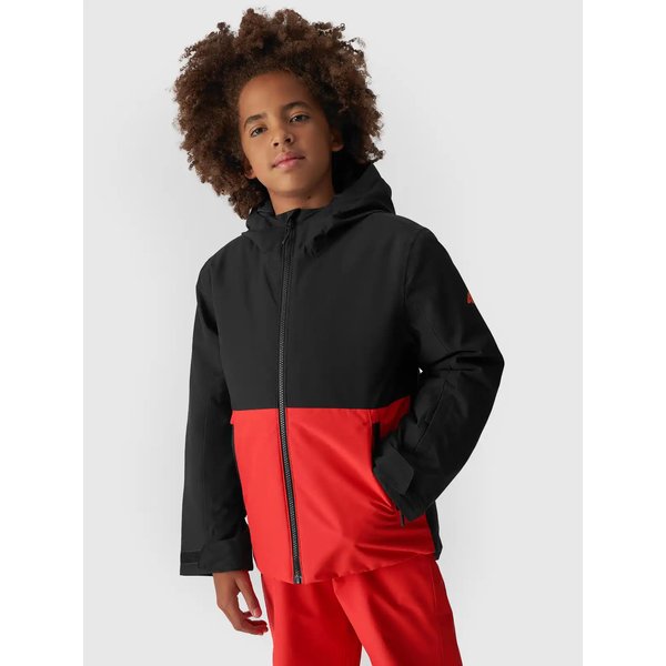 Kurtka narciarska chłopięca TTJAM533 4F - czerwony
