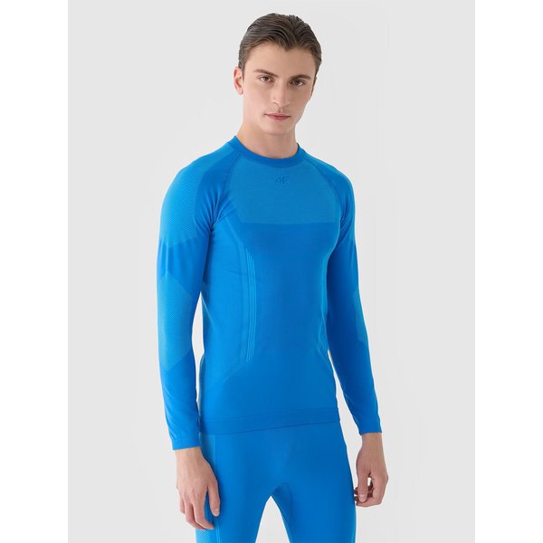 Longsleeve termoaktywny męski USEAM165 4F - niebieski