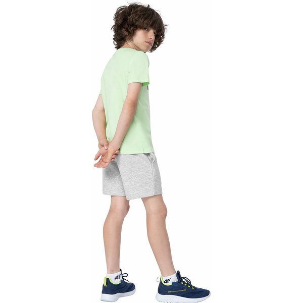 Spodenki chłopięce 4FJSS23TSHOM048 4F - szare