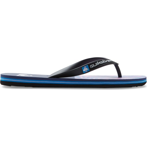 Klapki, japonki Molokai Art II Quiksilver - Black/Blue/Pink