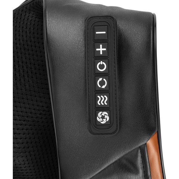 Masażer karku przeciwbólowy Shiatsu Gymtek - brązowo-czarny