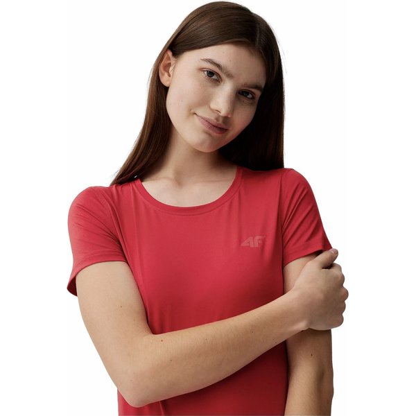 Koszulka damska 4FSS23TFTSF261 4F - czerwona