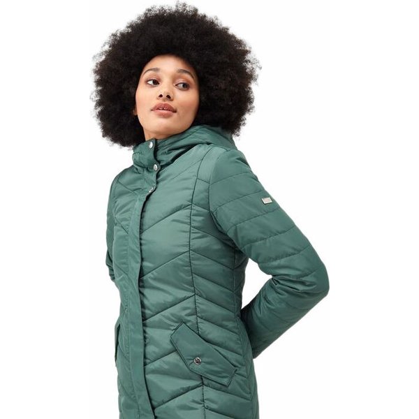 Kurtka, parka damska Panthea Regatta ciemnozielony