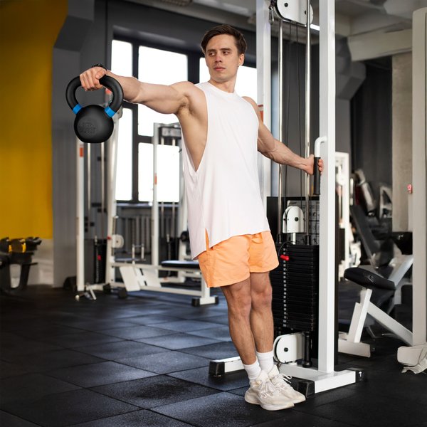 Hantla Kettlebell Żeliwna 6kg Gymtek