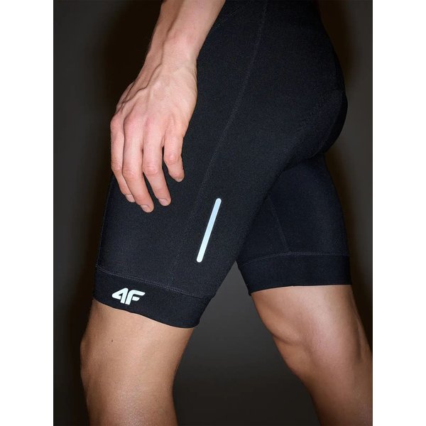 Spodenki rowerowe na szelkach męskie TFSTM040 4F