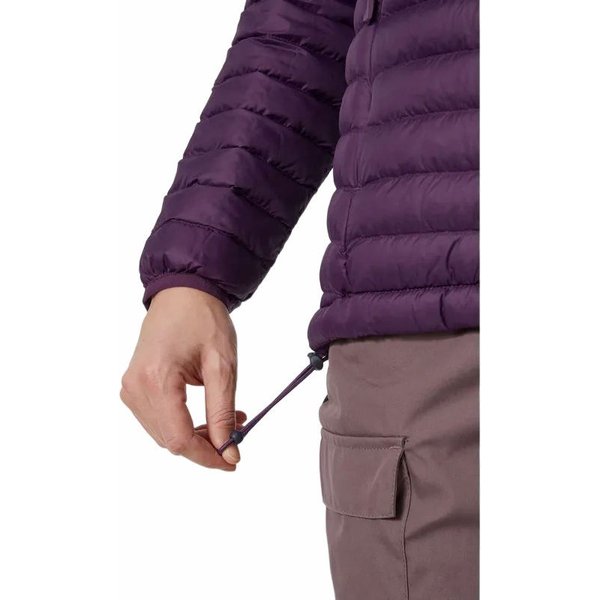 Kurtka puchowa damska Sirdal Hooded Insulator Helly Hansen - fioletowa