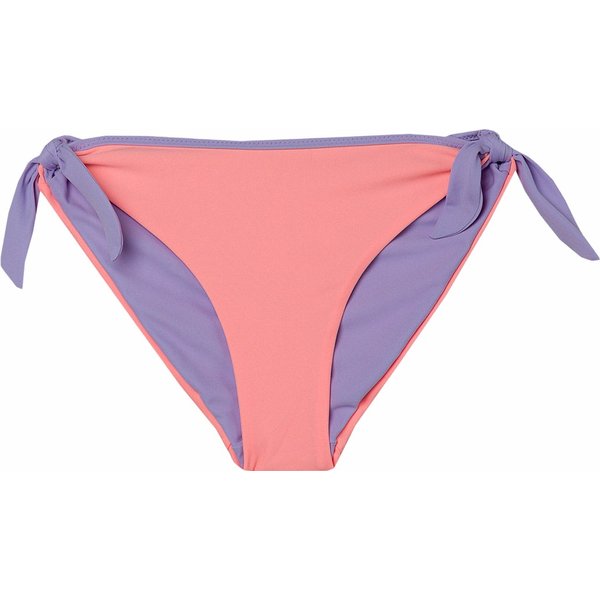 Strój kąpielowy dziewczęcy dwustronny 4FJWSS24UBKSF024 4F - Łososiowy neon