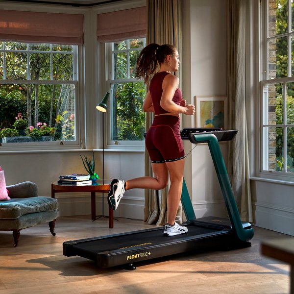 Bieżnia elektryczna FR30z Floatride Reebok Fitness - zielona/turkusowa