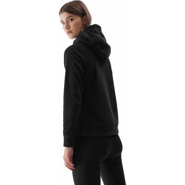 Bluza polarowa damska 4FAW23TFLEF148 4F - głęboka czerń