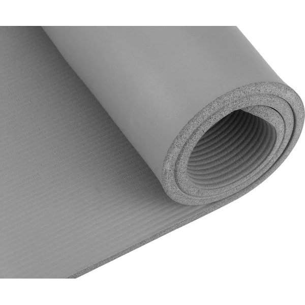 Mata do ćwiczeń gruba, do jogi NBR 1,5 Gymtek - szary