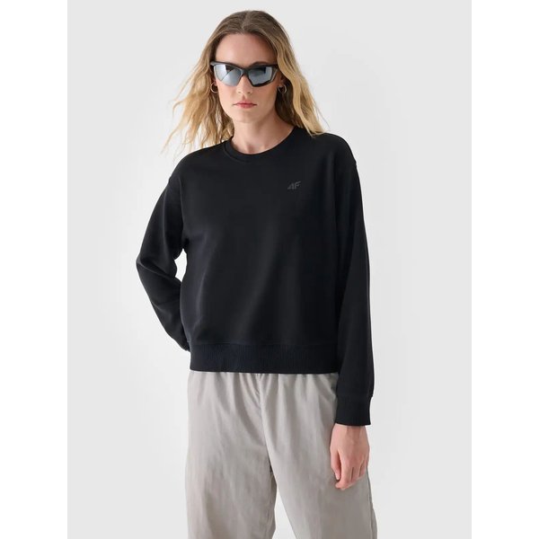 Bluza damska TSWSF1765 4F - głęboka czerń