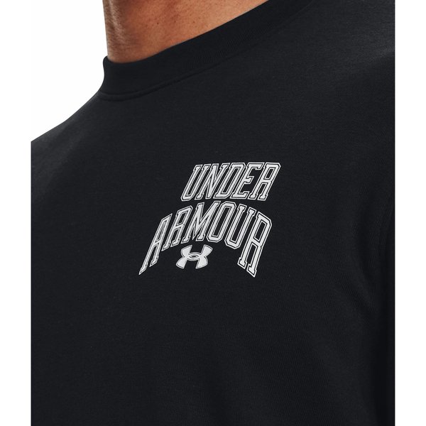 Bluza męska Rival Terry Graphic Crew Under Armour - Black