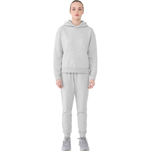 Bluza damska OTHWAW24TSWSF1681 Outhorn - ciepły jasny szary melanż