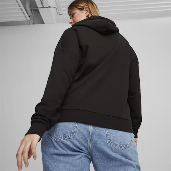 Bluza damska Ess+ Script Hoodie Puma - biała