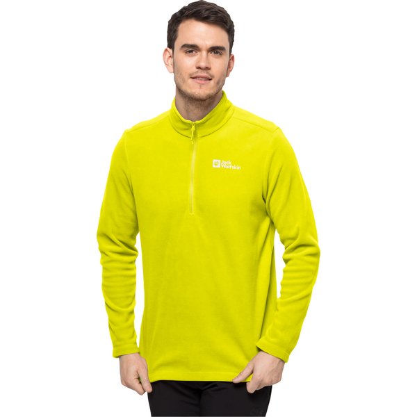 Bluza polarowa męska Taunus Jack Wolfskin - żółta