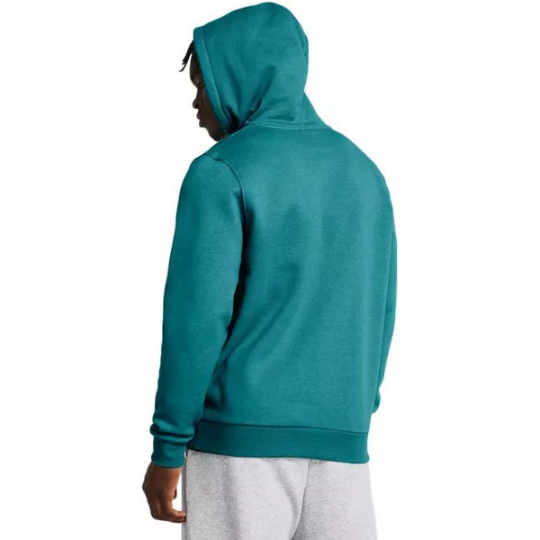 Bluza męska Essential Fleece Hoodie Under Armour - turkusowa