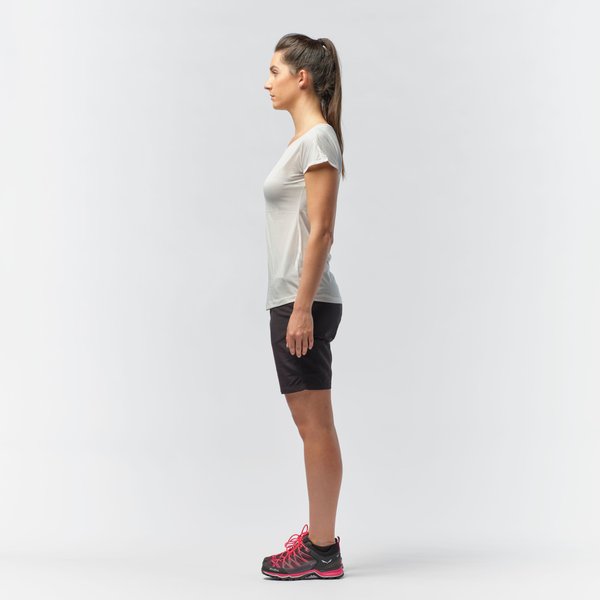 Koszulka damska Puez Melange Dry S/S Tee Salewa - dark olive