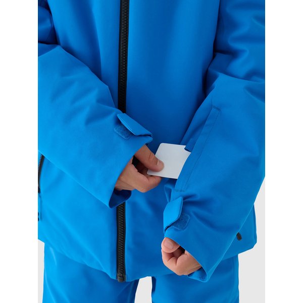 Kurtka narciarska chłopięca TTJAM532 4F - niebieski