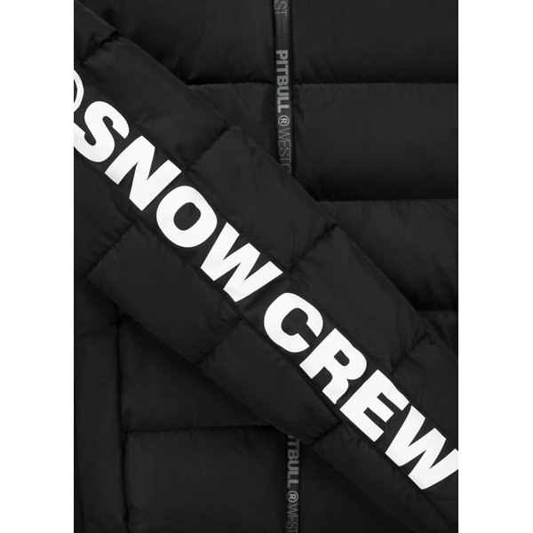 Kurtka puchowa męska Airway 4 Padded Hooded Pitbull West Coast - black
