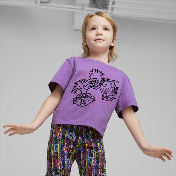Koszulka juniorska Graphic Tee G Puma x Trolls - Ultraviolet