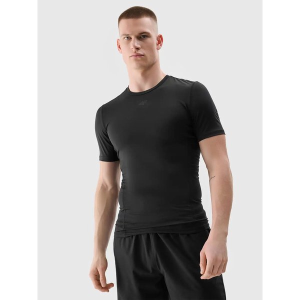 Koszulka męska TFTSM1345 4F - głęboka czerń