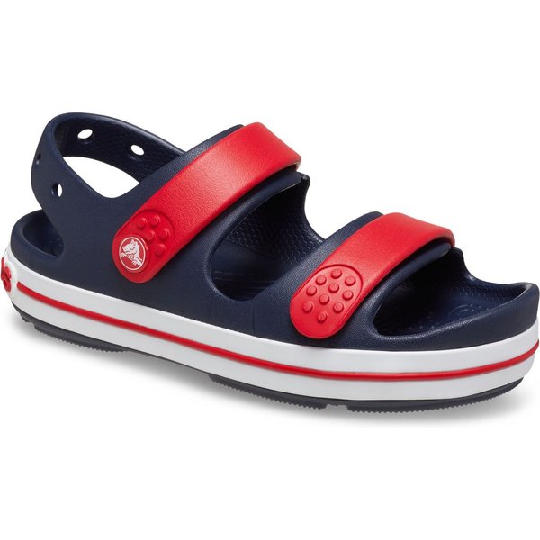 Sandały Crocband Cruiser Sandal Jr Crocs - Navy/Varsity Red