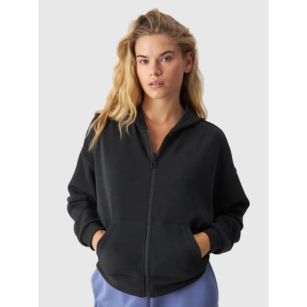 Bluza damska TSWSF1341 4F - głęboka czerń