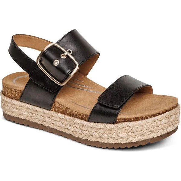 Sandały Vania Wm's Aetrex - Czarny