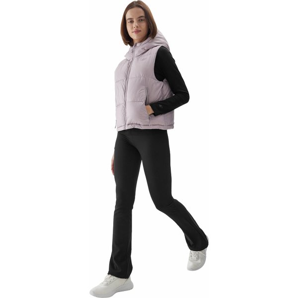 Kamizelka damska 4FAW23TVESF073 4F - jasny róż