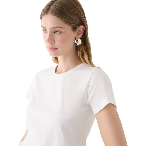 Koszulka damska OTHWAW24TTSHF2137 Outhorn - złamana biel