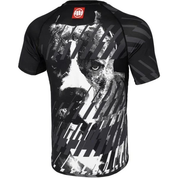 Koszulka męska Mens Rash Shortsleeve Street Dog Pitbull West Coast