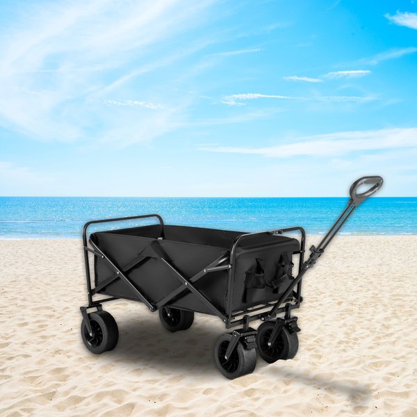 Wózek turystyczny, składany EasyGo 100L Outtec - EasyGo czarny