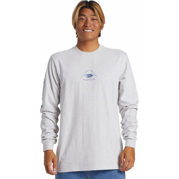 Longsleeve męski Bio Hazard Quiksilver - Snow Heather