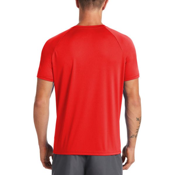 Koszulka męska Hydroguard Nike Swim - czerwona