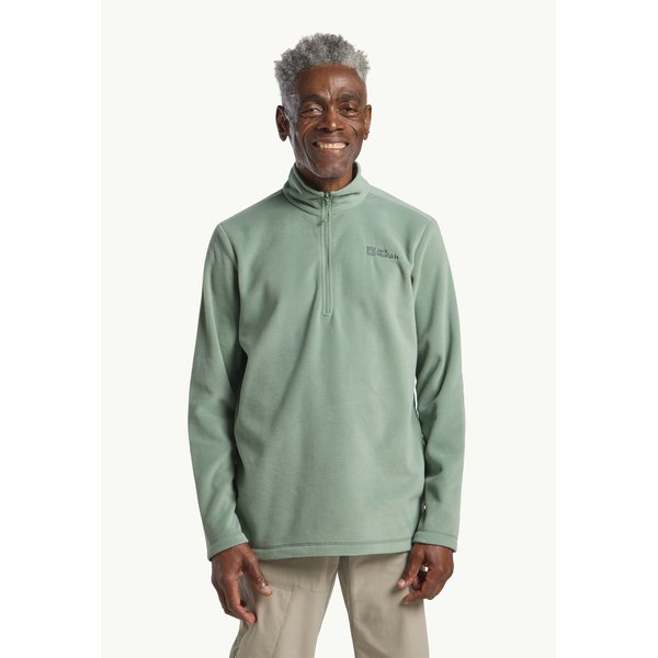 Bluza polarowa męska Taunus Jack Wolfskin - eucalyptus