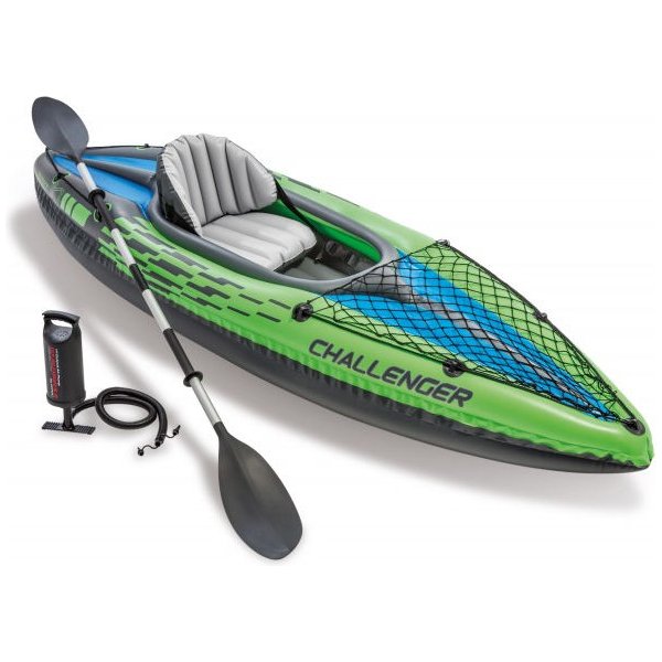 Kajak nadmuchiwany jednoosobowy Challenger K1 274x76x33 cm Intex