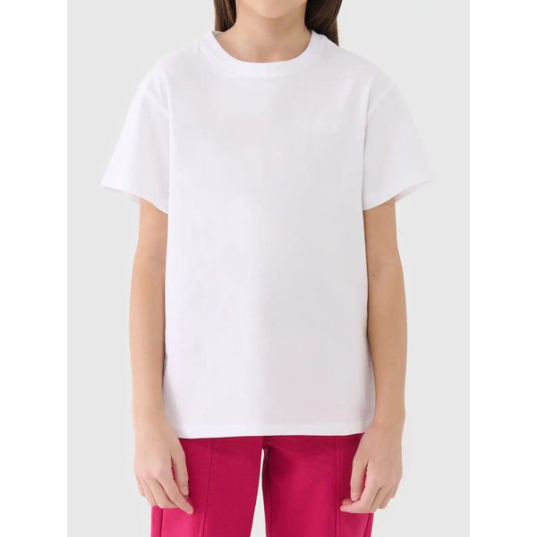 Koszulka dziewczęca TTSHF2332 4F - biały