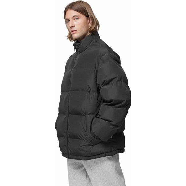 Kurtka puchowa męska OTHAW23TDJAM261 Outhorn - głęboka czerń