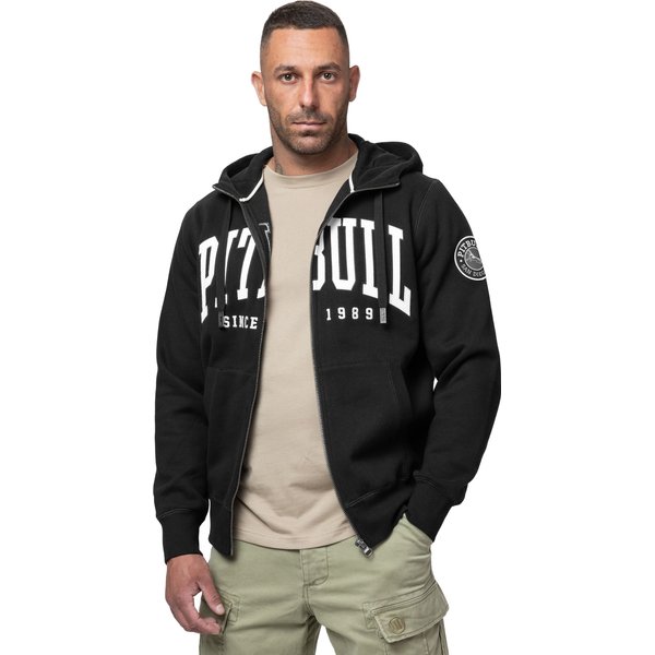 Bluza męska Hooded Zip Norton Pitbull West Coast - black