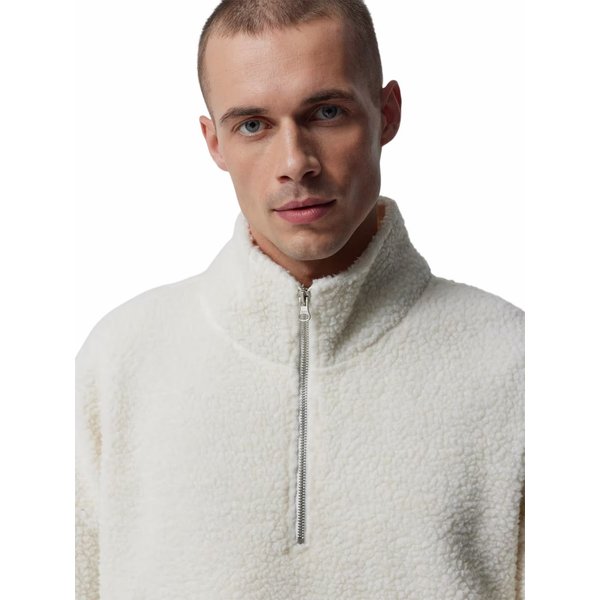 Polar męski OTHAW23TFLEM133 Outhorn - złamana biel