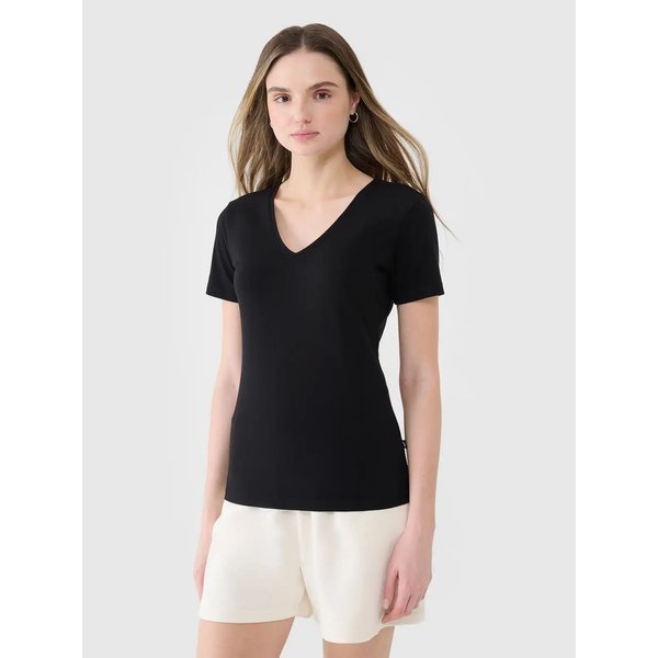 Koszulka damska TTSHF1990 4F - głęboka czerń