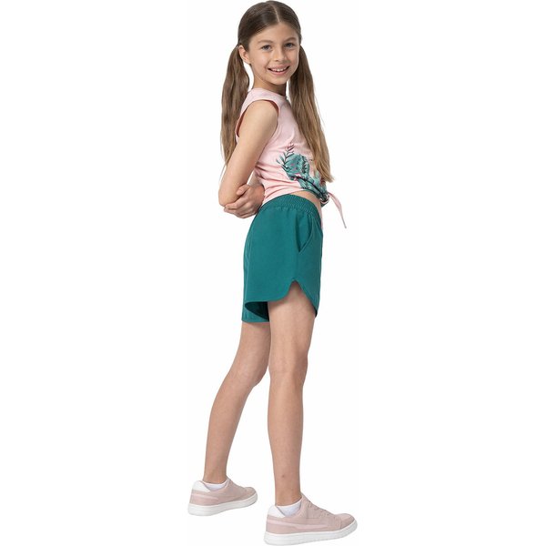 Spodenki kąpielowe dziewczęce 4FJSS23UBDSF033 4F - morska zieleń