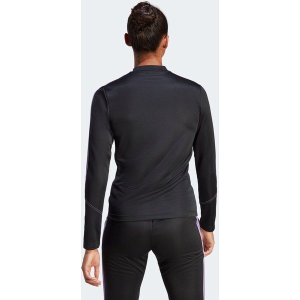 Bluza damska Tiro 23 Club Training Top Adidas - czarna/fioletowa