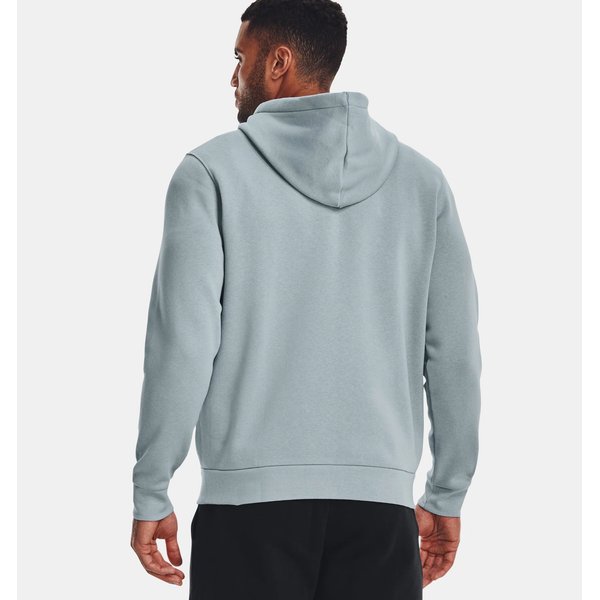 Bluza męska Essential Fleece FZ Hood Under Armour - Harbor Blue / White