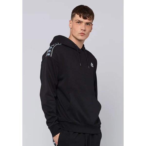 Bluza męska Short Logo Stripe Kappa - Caviar