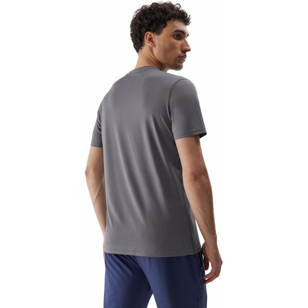 Koszulka męska 4FAW23TFTSM448 4F - szary