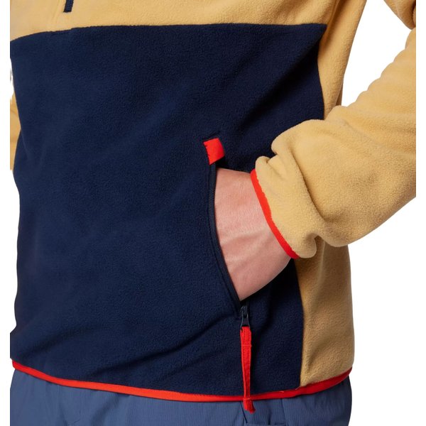 Bluza polarowa męska Sequoia Grove Half Zip Fleece Columbia - Light Camel, Dark Mtn, Coll Navy, Spicy Greenscape